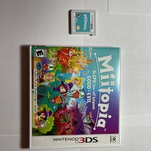 Nintendo Miitopia Blue Purple Adventure Game